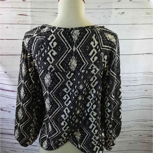 American Eagle Boho Flowy Tunic Blouse - Picture 5 of 8